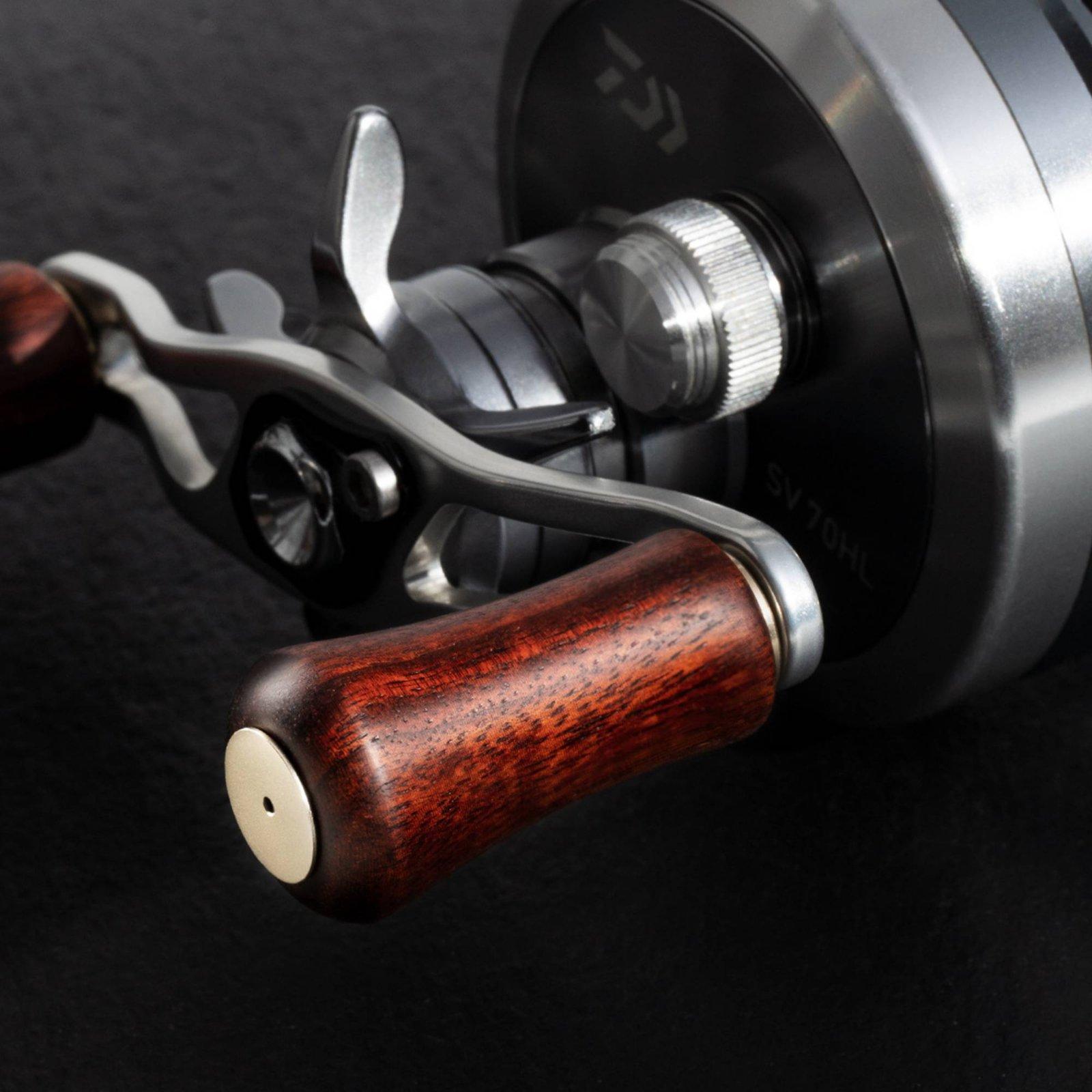 Kenop Gagang Reel Pancing Kayu - Spinning Reel ulasan dan harga