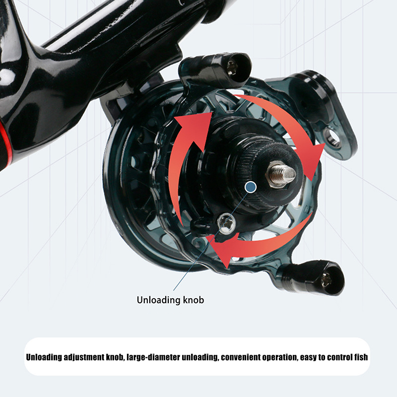 Baru 1pcs 1:1 Reel Pancing Min - Ice Fishing Reel ulasan dan harga