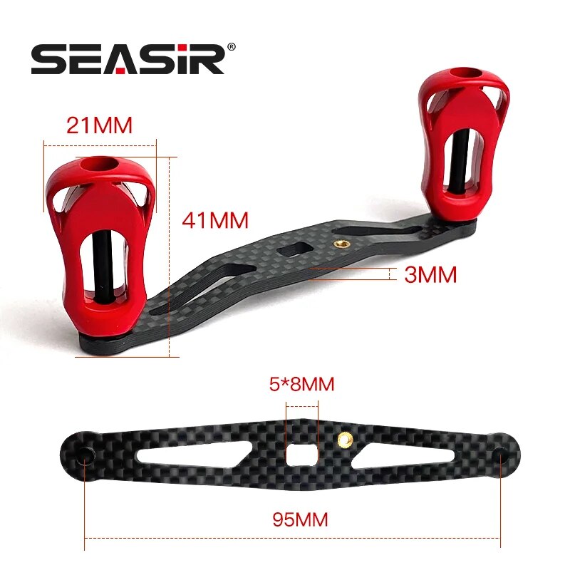 SEASIR serat karbon Reel panci - Reel Drag Knob ulasan dan harga