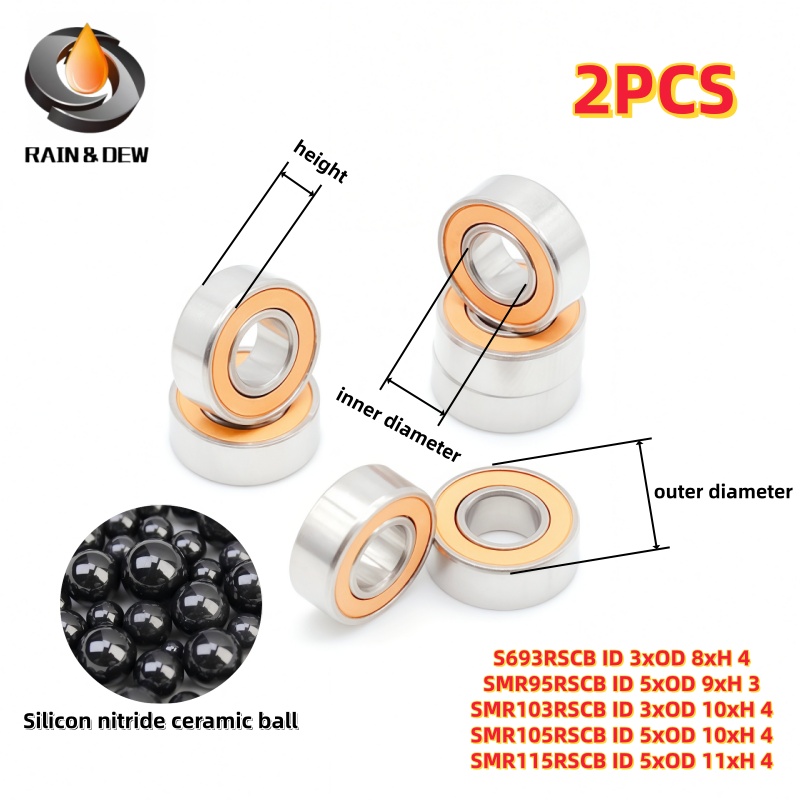2PCS Bantalan Bola Miniatur 3x - Spinning Reel ulasan dan harga